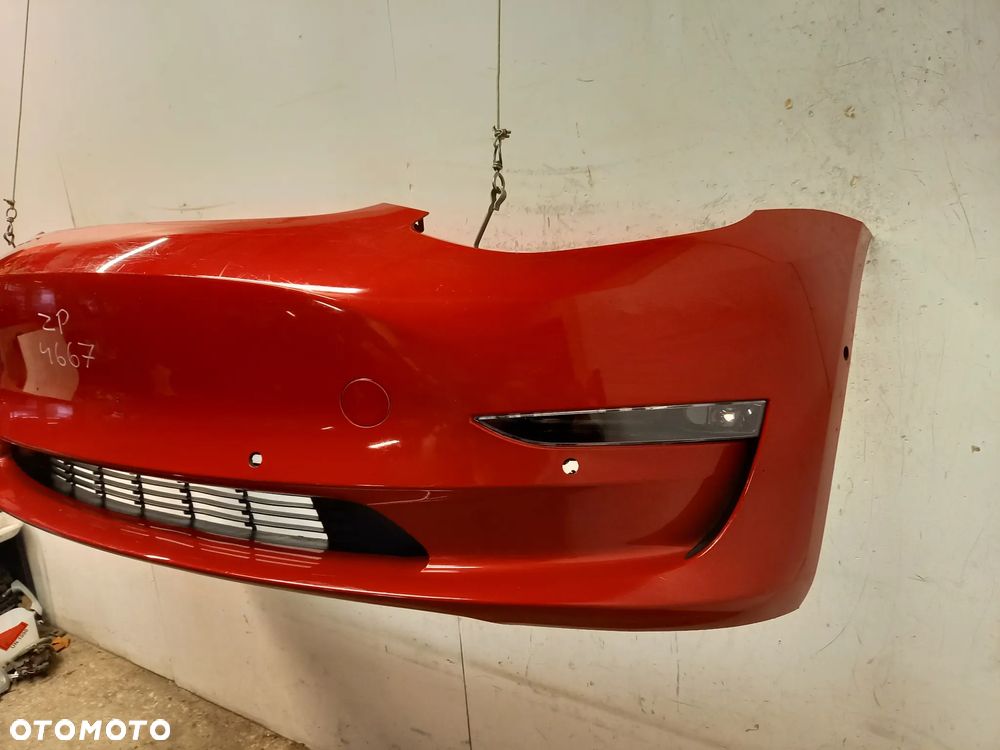 Tesla 3 model zderzak przod przedni + Halogeny - 2