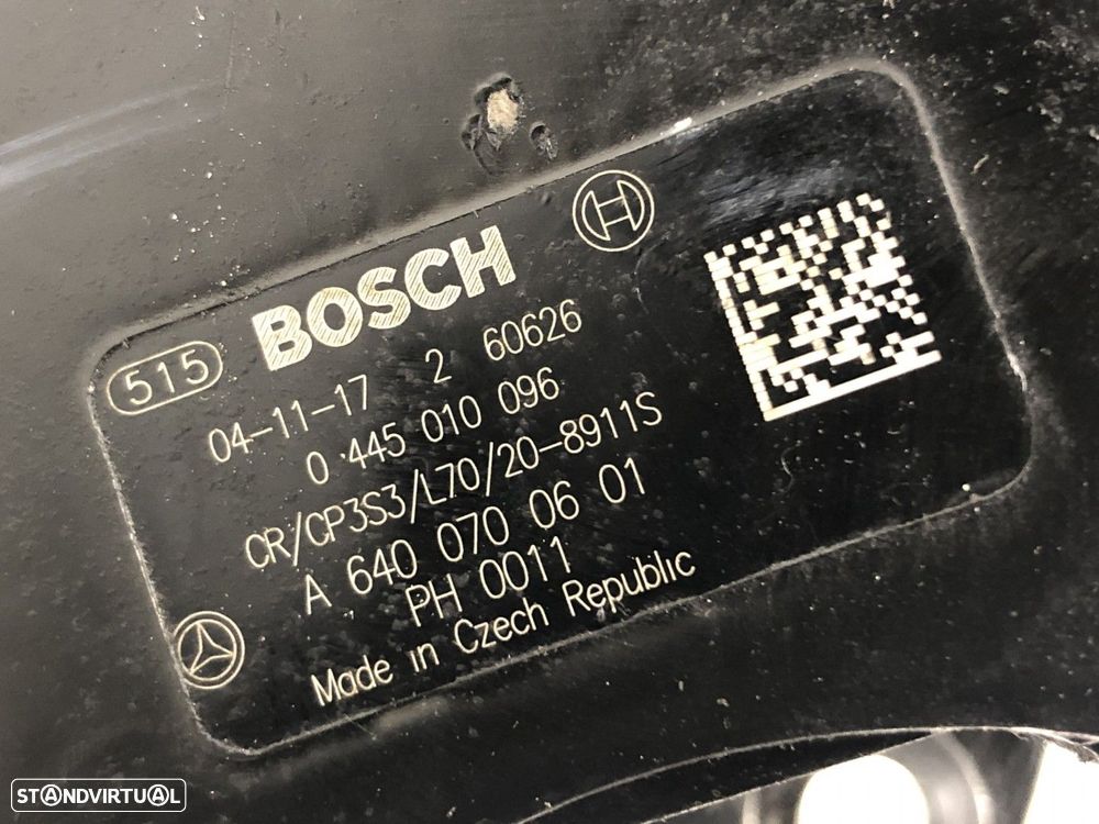 Bomba Alta Pressao SMART FORFOUR (454) 1.5 CDI 0445010096 MOTOR OM639.939 - 6