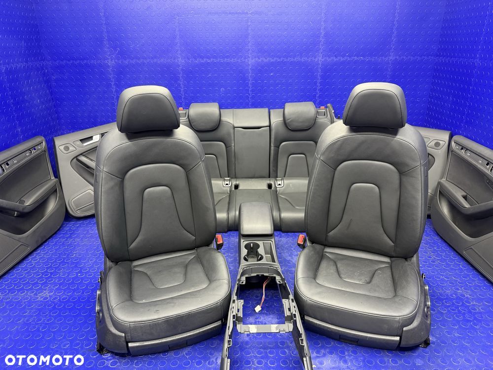 KOMPLET foteli kanapa boczki komplet AUDI A5 8T SPORTBACK oryginał - 1
