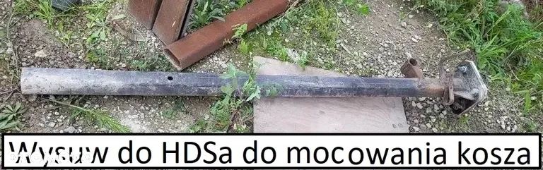 HDS  Przedłuzka wysuw Ramie Kiper Wywrot HDS PALFINGER HIAB IVECO DAILY RENAULT MAN - 12