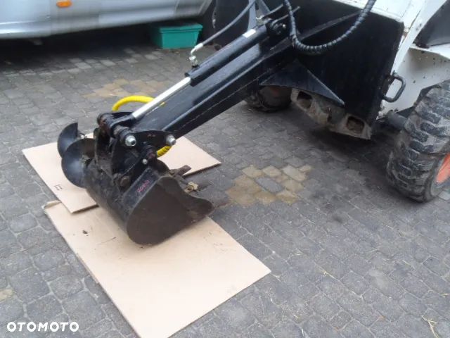 świder wiertnica obrotnica wiertło ramie kopiące łyżka kareta karetka bobcat jcb new holand catepilar - 14