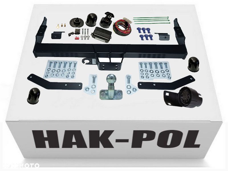 RENAULT TRAFIC NISSAN NV300 FIAT TALENTO OPEL VIVARO 2 B HAK HOLOWNICZY + MODUŁ WIĄZKA GNIAZDO 7PIN - 19