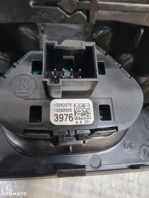 OPEL CORSA E KRATKA NAWIEWU PRZYCISK ŚWIATEŁ AWARYJNYCH 13363976 - 6
