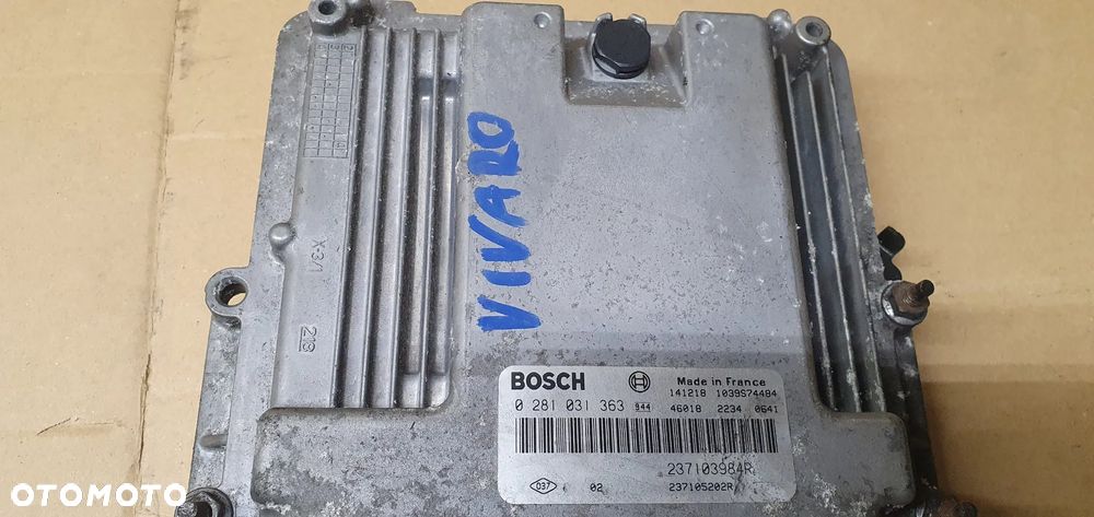Komputer sterownik silnika Opel Vivaro B Trafic III 1.6 DCI 237103984R 0281031363 - 6