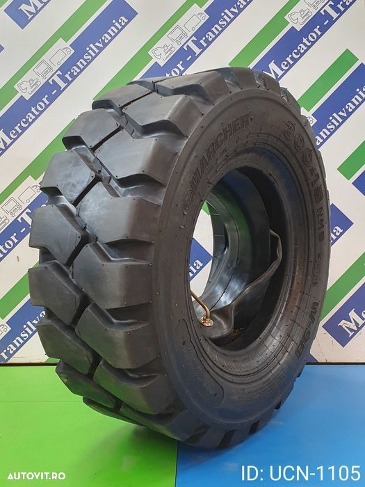 Anvelopa NOUA -  300-15 Marcher W-9B, Industrial cu Camera si Flaps 20PR Tractiune - 1