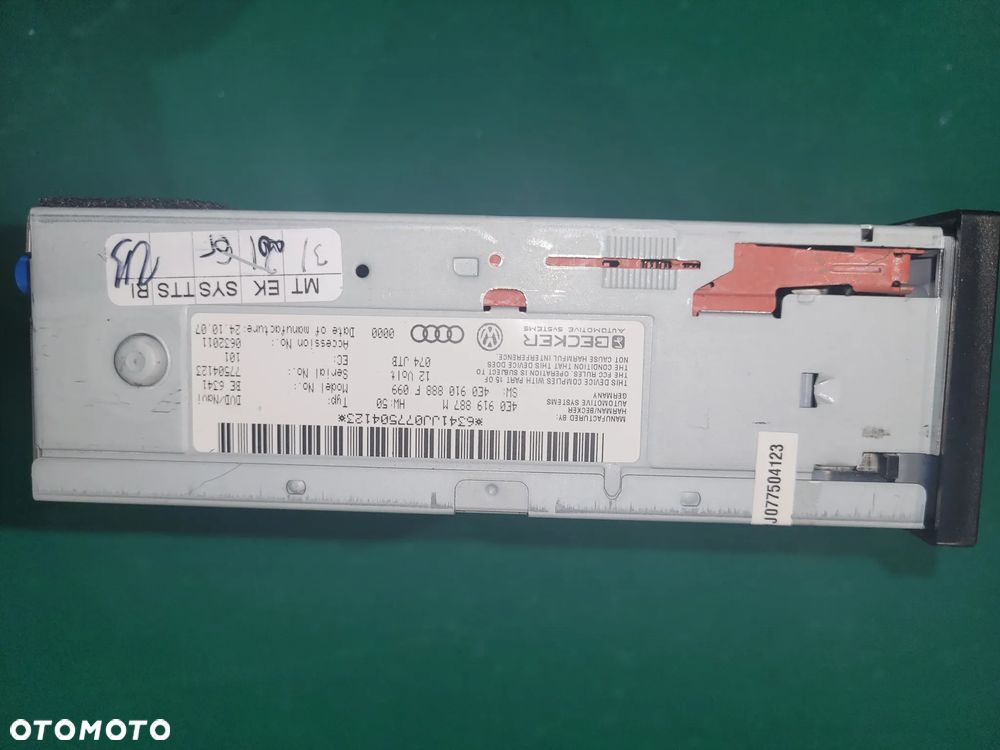 AUDI NAWIGACJA DVD 4E0919887M - 2