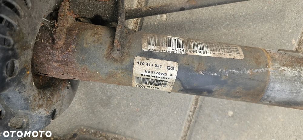 Amortyzator sprężyna lewy prawy przód przedni zwrotnica piasta wahacz drążek zacisk VW Golf 5 V kombi Jetta 1,4 TSI 2008r - 3