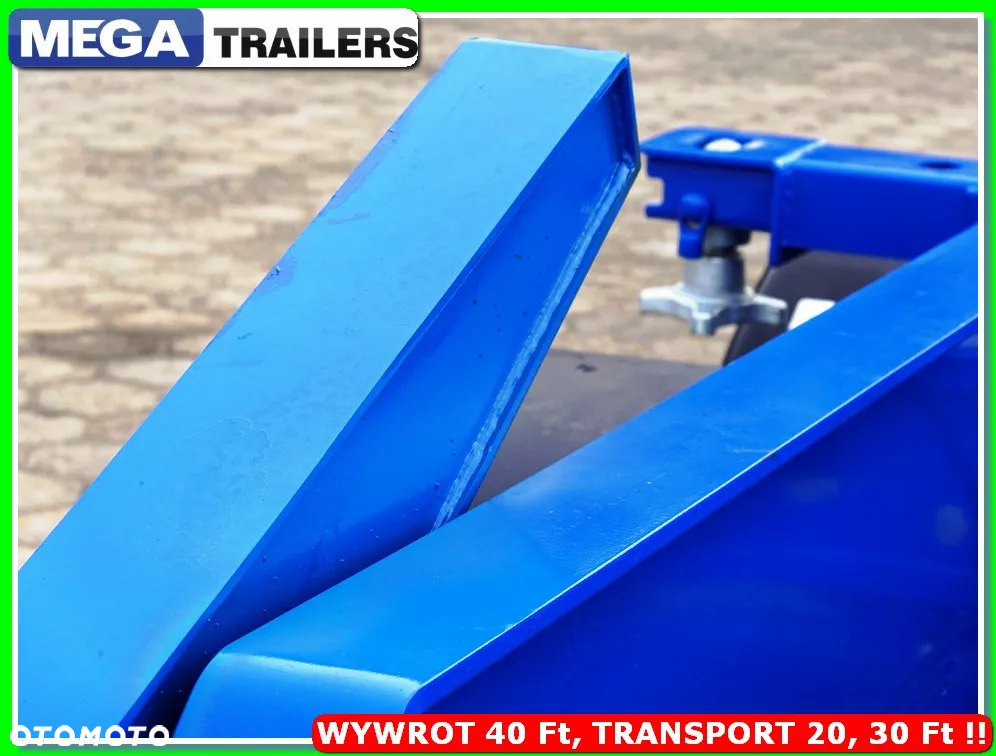 Mega 65 m³ wywrotka na kontener 40 Ft / do 44,0 T DMC zestawu !!! - 29