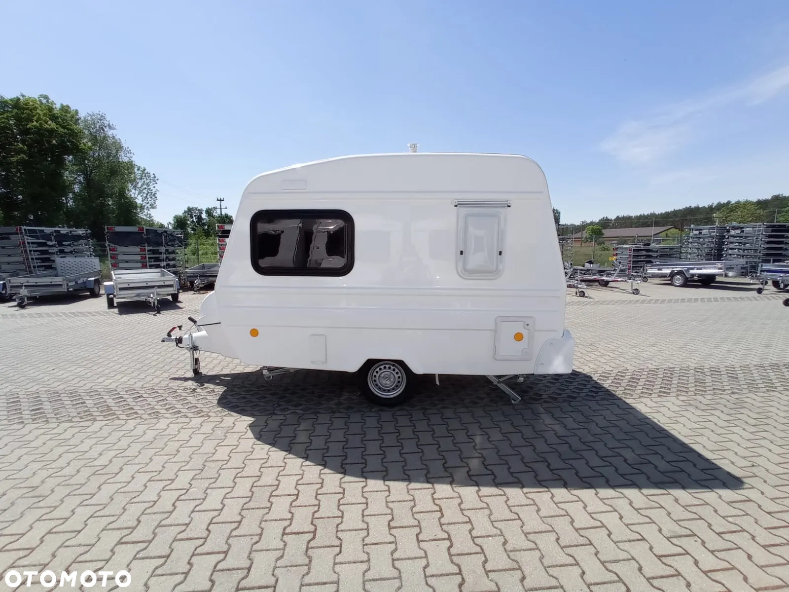 Niewiadów DOSTAWA! PROMOCJA! Przyczepa kempingowa N126NT z termą elektryczną i wyposażeniem dodatkowym. DOSTĘPNA OD RĘKI! DMC 750kg, kat. B - 2