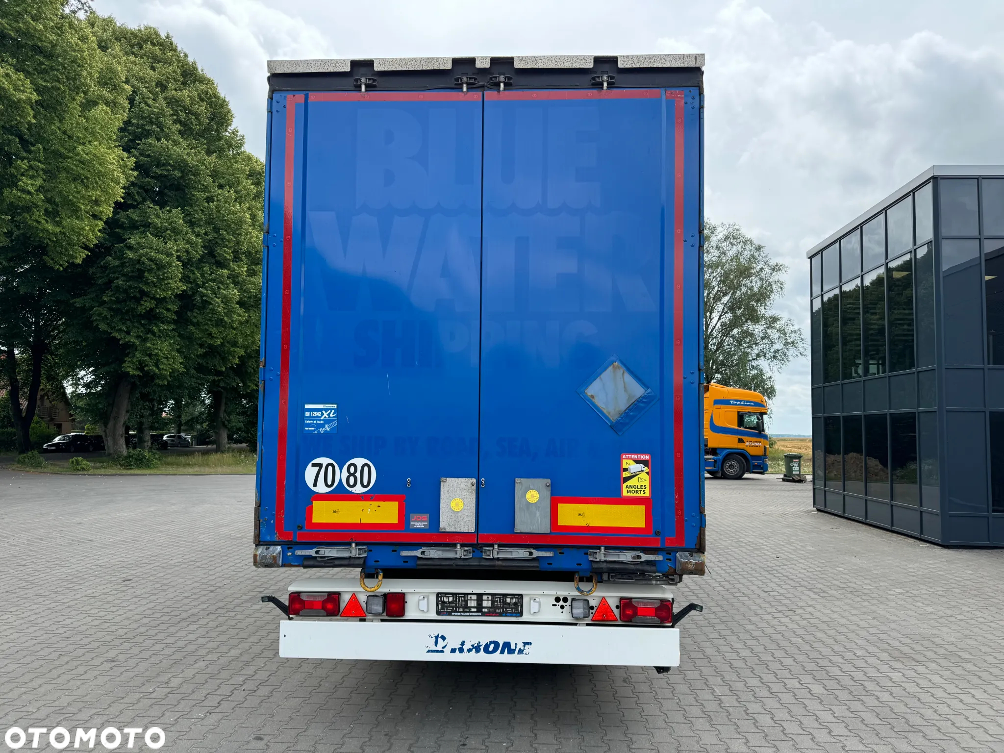 Krone SD Firanka Certyfikat XL, oś podnoszona, kosz na palety - 8