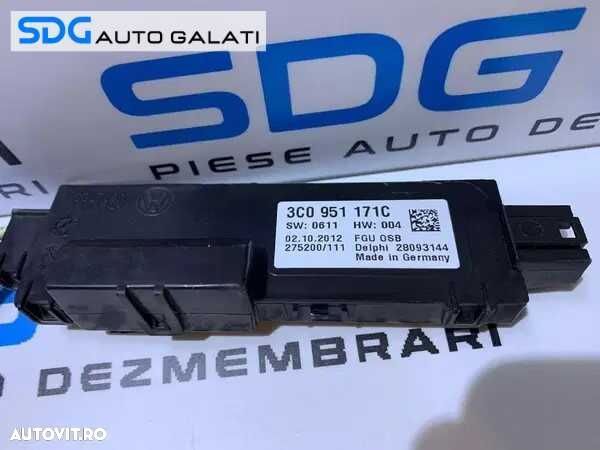 Sistem Modul Unitate Calculator Senzor Alarma Volkswagen Passat B6 2005 - 2010 Cod 3C0951171C [LR0448] - 3