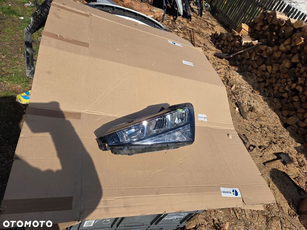 Lampa lewa lewy przód przednia Skoda Scala Led 657941015 H7 PWY24W Led Reflektor lewy przód przedni Skoda Scala Led 657941015 - 1