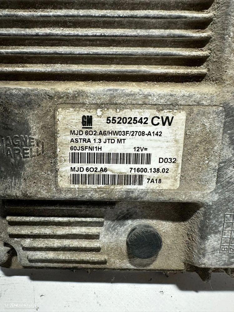 .Centralina Motor Original Bosch GM Opel 1.3 CDTi Z13DTH 55202542 2005 - 2012 - 7
