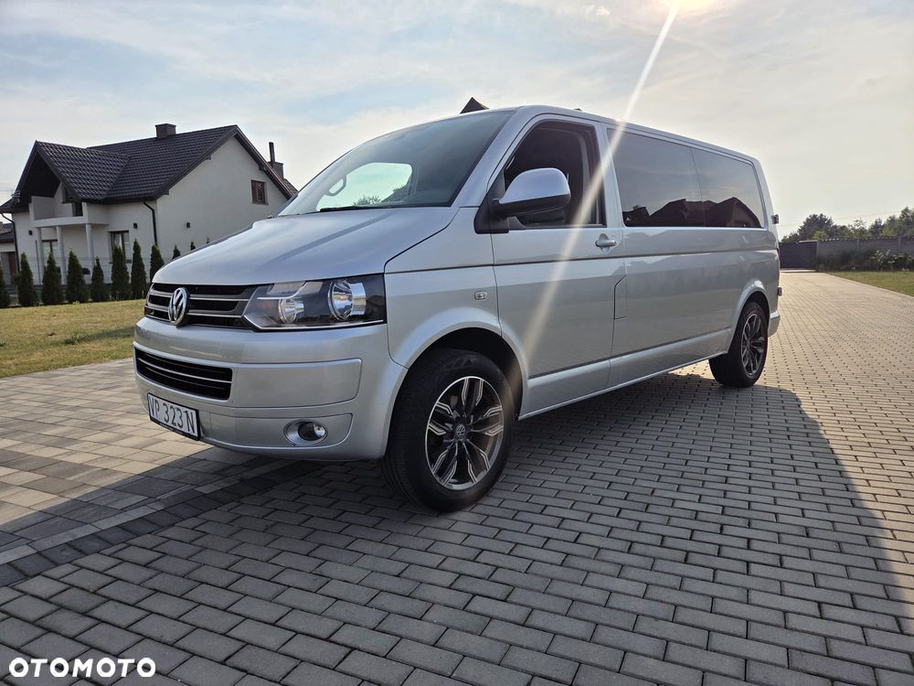 Volkswagen TRANSPORTER FACE LIFT 2.0TDI LONG KLIMA FULL OPCJA ORYGINAŁ ZADBANY DUBEL KABINA - 2