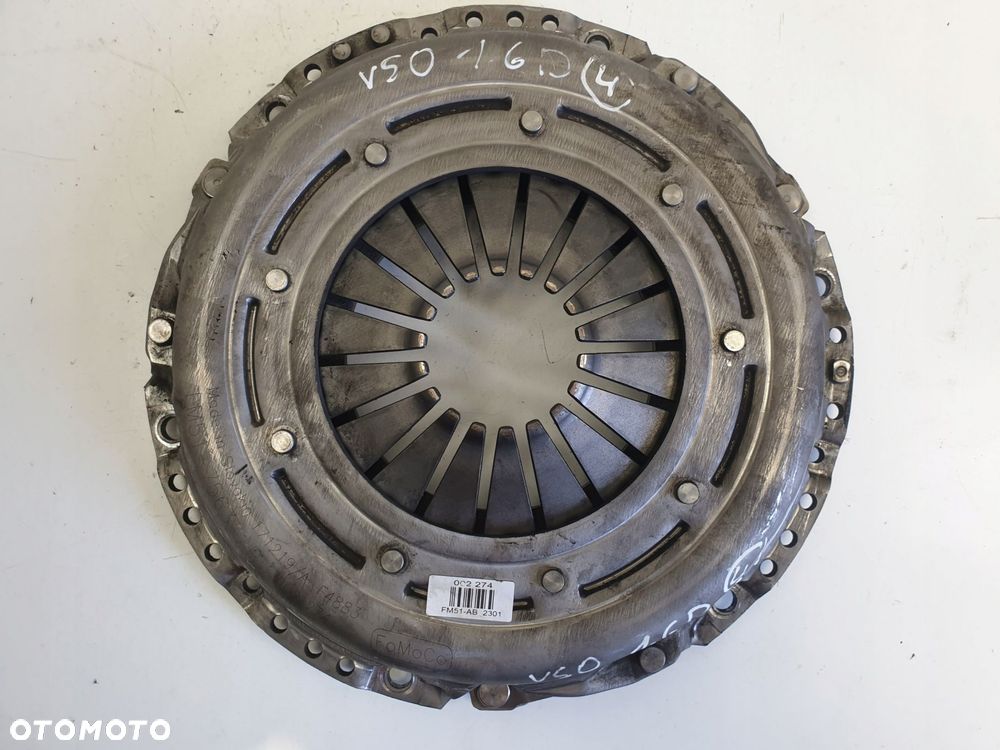 Volvo S40 II V50 1.6 D2 TARCZA DOCISK sprzęgło - 3