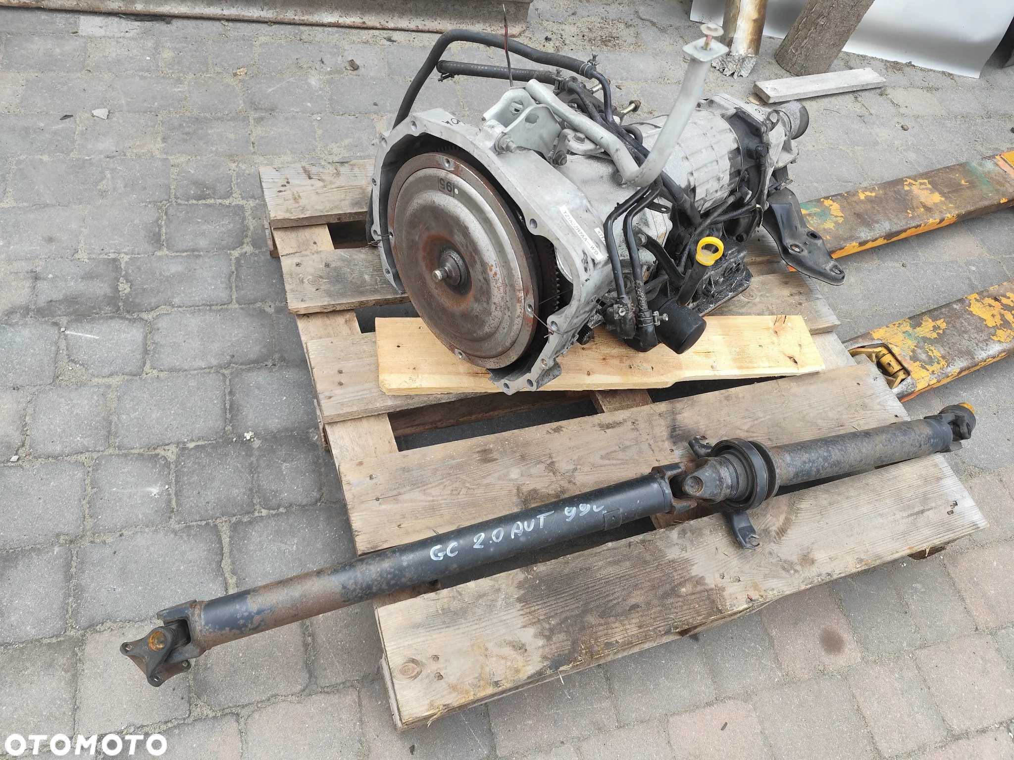 Subaru Impreza GC GC8 2.0 B 99r. Skrzynia biegów automatyczna TZ1A2ZR7AA -W9 dyfer tył wał komplet - 6