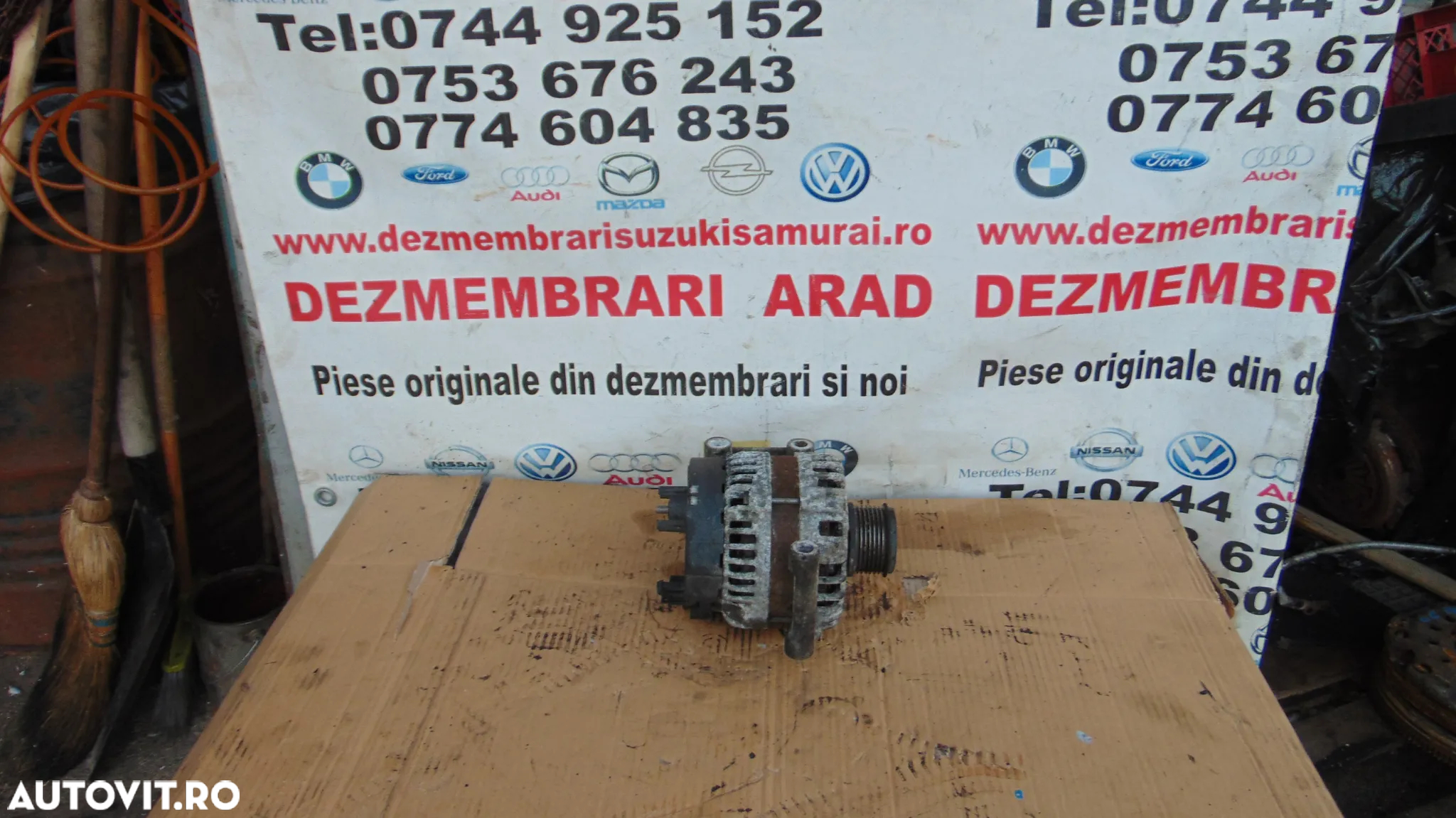 Alternator Ford Tranit 2.2 euro 5 dezmembrez transit 2.2 euro 5 boxer jumper tractiune fata si spat - 4