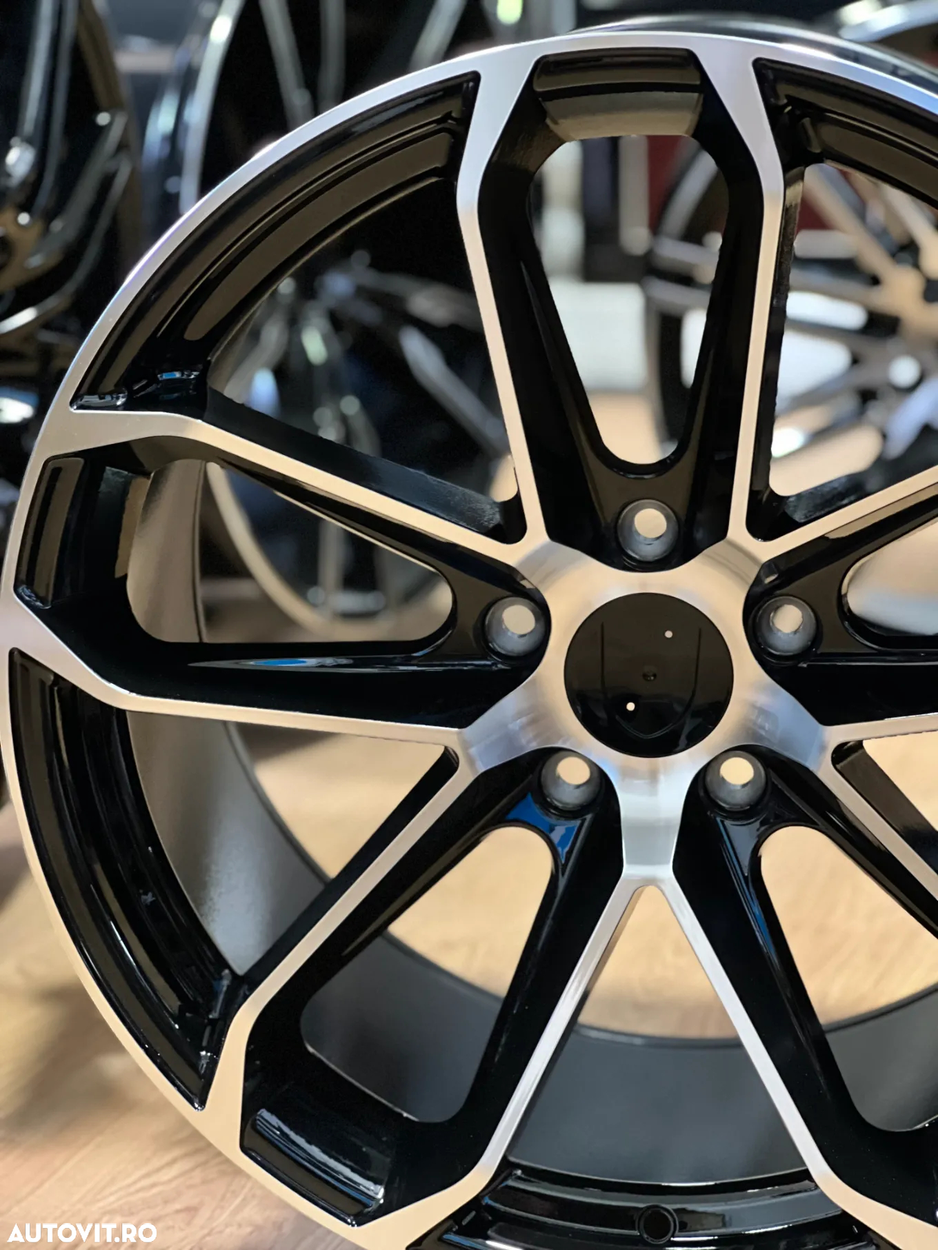 Jante Porsche 21 R21Panamera porsche cayenne negru lucios PORSCHE jante cu anvelope vara/iarna - 10