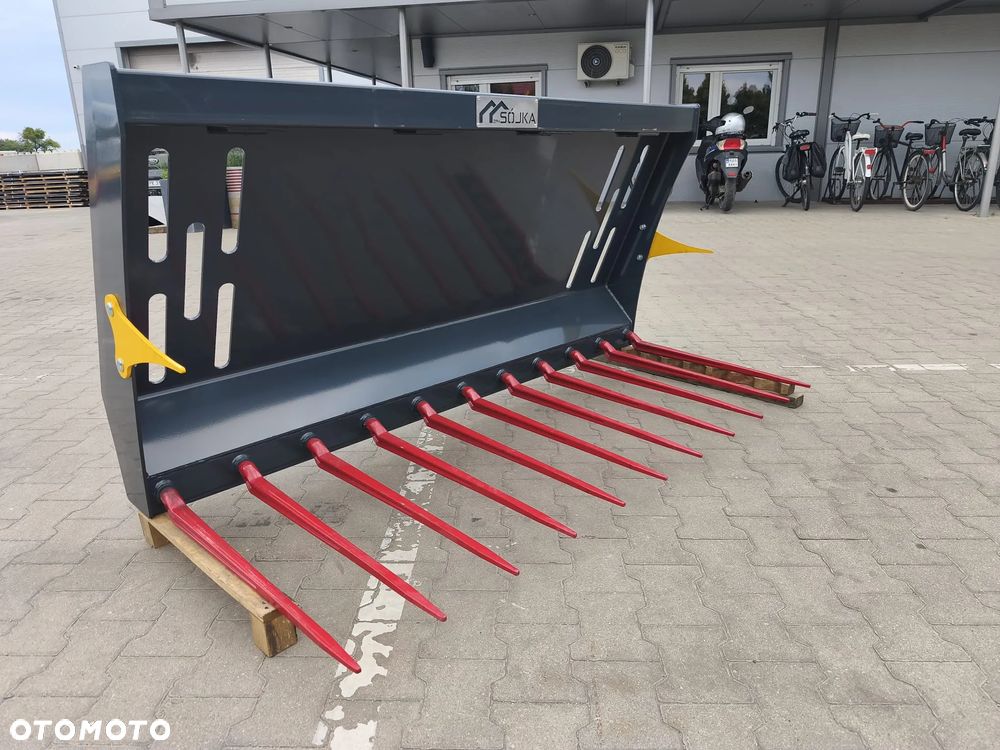 Widły do obornika 200 cm JCB, Manitou, Merlo, Kramer, John Deere, Schaffer - 5