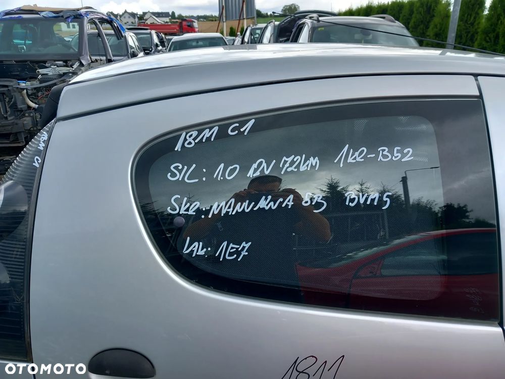 CITROEN C1 DRZWI PRAWE TYLNE PRAWY TYŁ KOLOR: 1E7 - 2