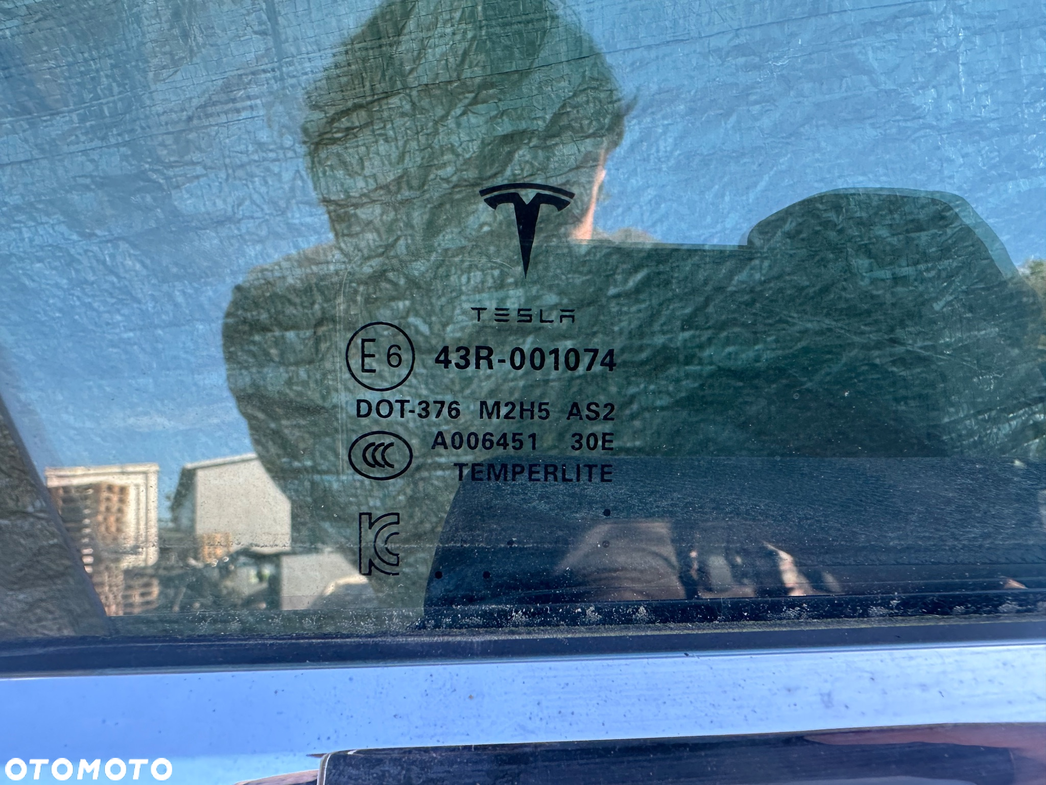 DRZWI KOMPLETNE PRAWE PRZEDNIE TESLA MODEL S PRZEDLIFT BIAŁE - 4