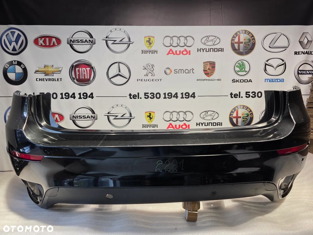 BMW X6 E71 07-14 ZDERZAK TYLNY TYLNI TYŁ + LAMPKI + DYFUZOR NR 51127176243 + 51127187146 + 51127183146 + 51127187145 NR AUKCJI NZ2221 - 1
