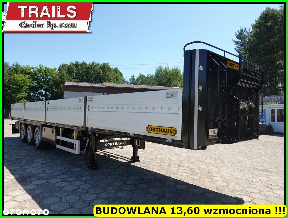 Orthaus Pokład 13,60 m, MOCNA KRATOWNICA, burty aluminiowe !!! - 6