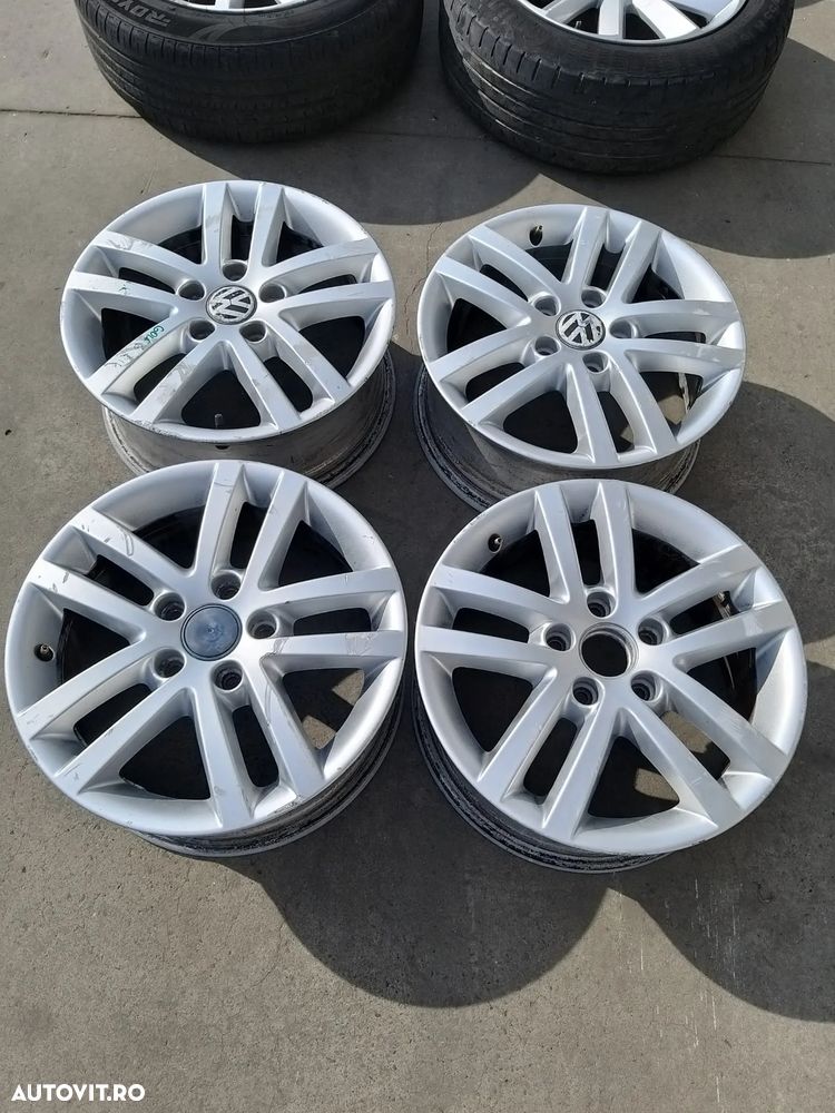 Set jante aliaj r16 vw golf 6 5k 5k0601025e - 1