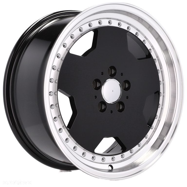4x Felgi 18 m.in. do MERCEDES AMG E W124 W210 W211 W212 S W126 SEC Czarne Monoblock - B5852 - 9