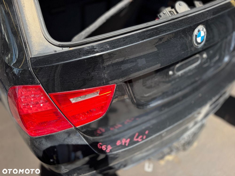 Klapa bagażnika e91 lift lci 668 Schwarz 2 II do założenia pod kolor ! - 2
