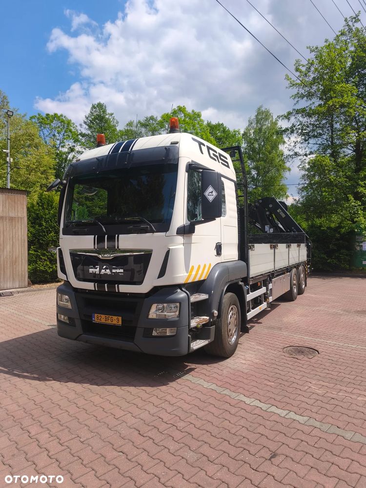 MAN TGS 26.400 hiab 377 6x2 HDS Żuraw - 1