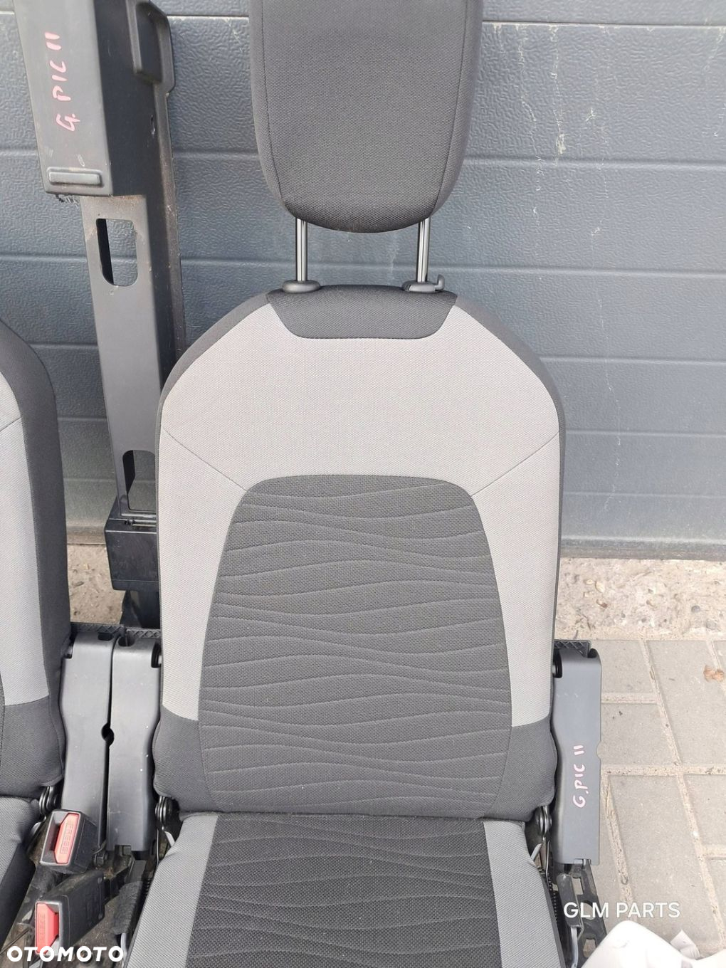 Citroen C4 Grand Picasso II Fotele tylne trzeciego rzędu pasy mocowania - 5