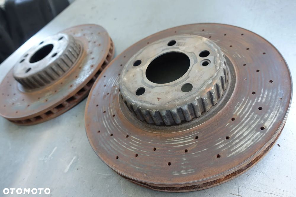TARCZE HAMULCOWE PRZÓD MERCEDES W205 17r. 28mm c klasa ORYGINAŁ - 5