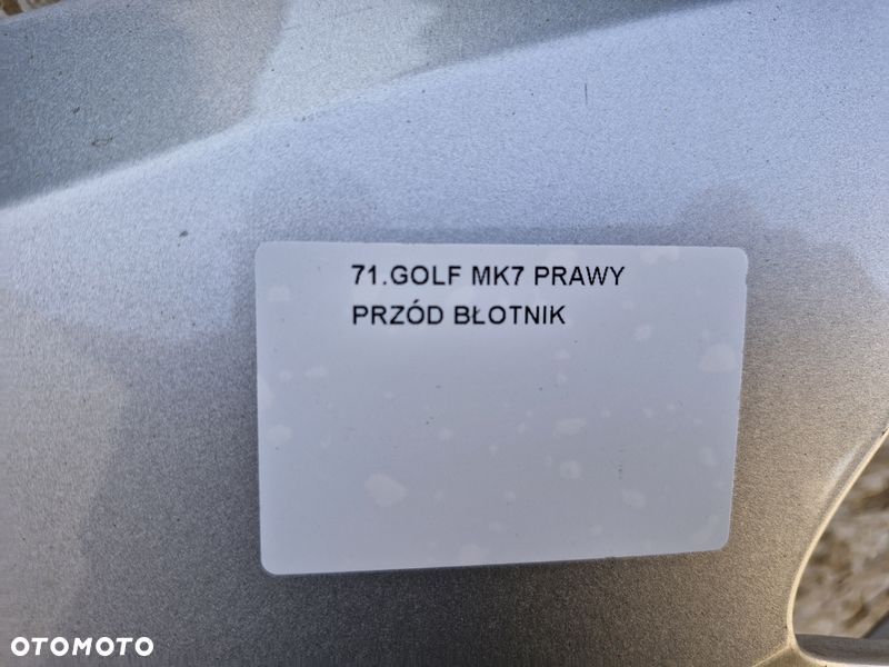 volkswagen golf mk7 vii 7 błotnik prawy przód przedni - 2