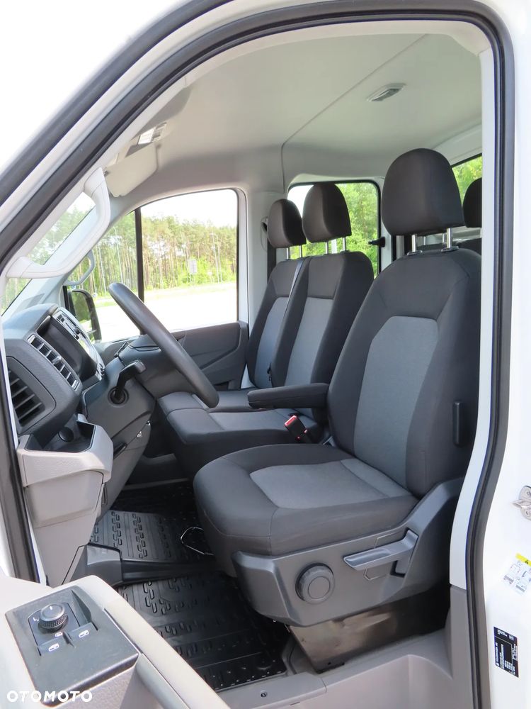 Volkswagen Crafter 35 TDI 2.0 140 KM Doka Brygadowy DUBEL MIXTO 7-Mio.Os + 1153 Kg Ład. Skrzynia Otwarta 3513 mm Długa Rozstaw Osi 4490 mm L4 HAK 3000 Kg Udźwig Stan Wizualny I Techniczny JAK NOWY Gotowy Dostępny OKAZJA POLECAM - 37