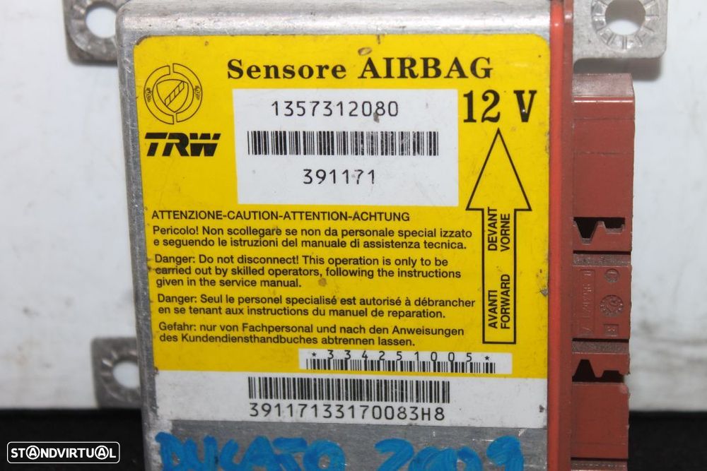 Centralina de Airbag  Fiat Ducato de 2001 - 2