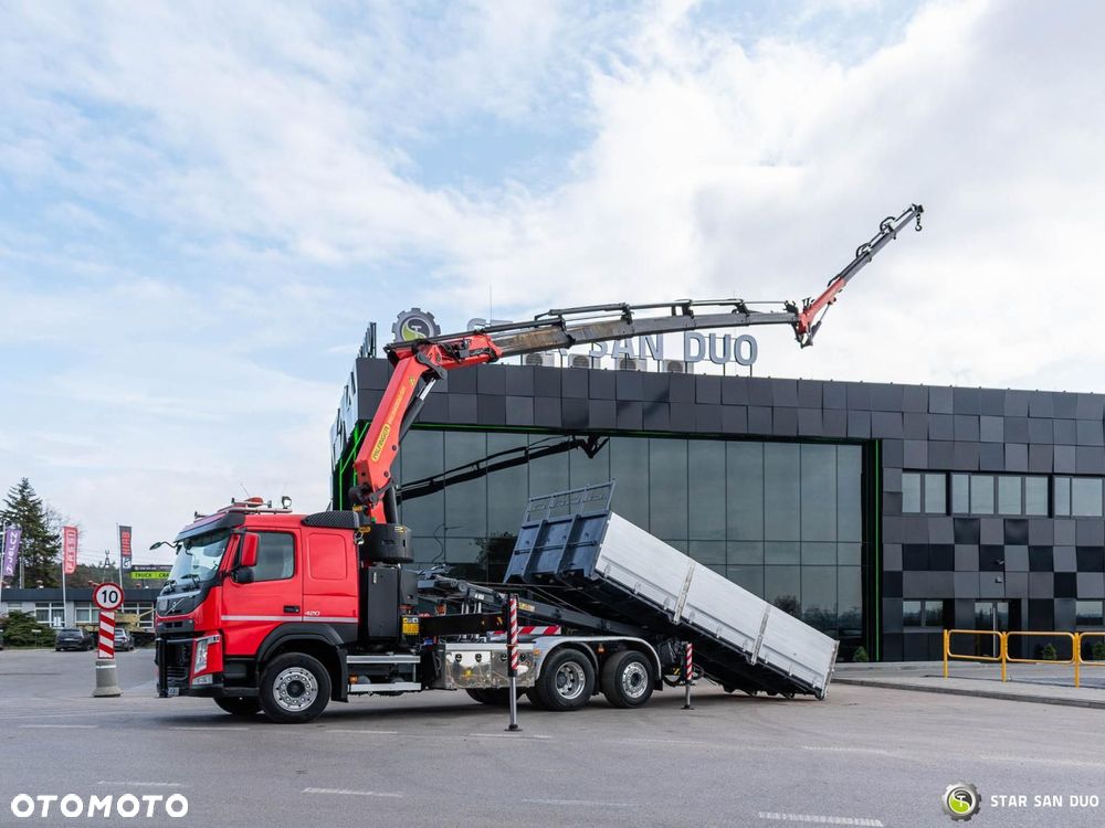 Volvo FM420 6x2 PALFINGER PK 34002 SH HDS Żuraw Fly Jib Hakowiec - 4