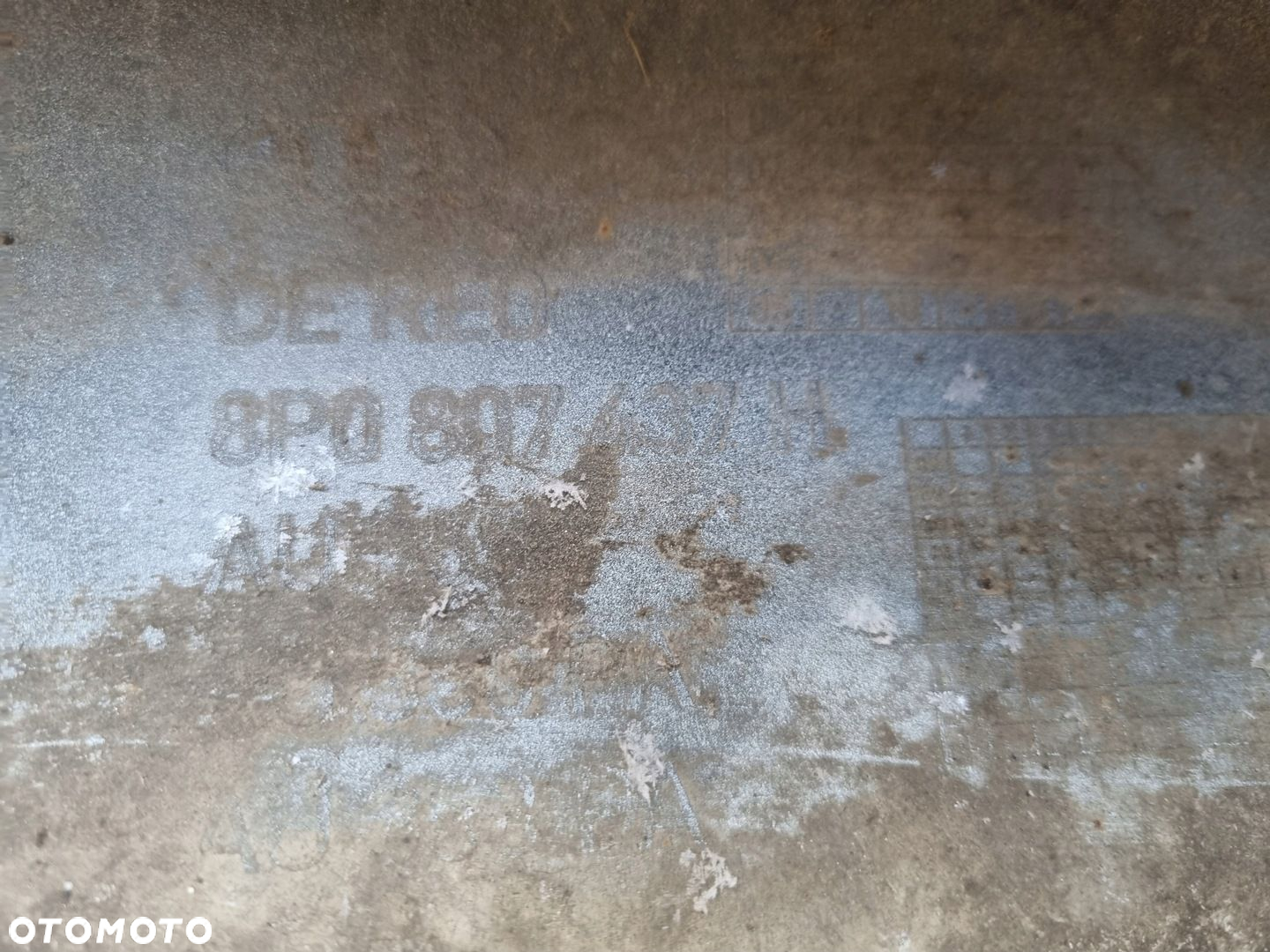 audi a3 8P0 09- lift zderzak przód oryginał  podłoga - 5
