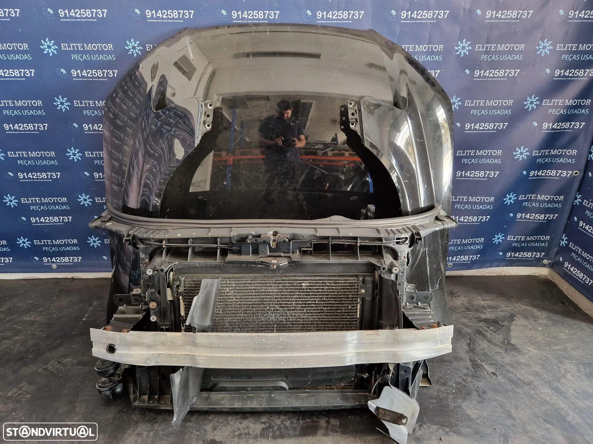 Frente completa usada AUDI A3 8P FASE 3 2010 parachoques guardalamas oticas capot radiador - 7