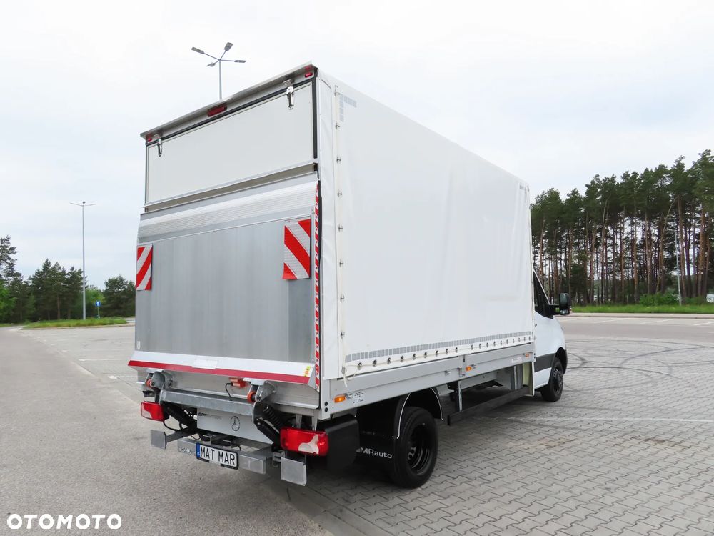 Mercedes-Benz Sprinter 519 CDI 190 KM Firana + Winda Załadowcza 1000 Kg Udźwig Skrzynia 4269 mm Długa 8.E.Palet Rozstaw Osi 4325 mm DMC 3500 Kg Ładowność 763 Kg WZMACNIANY Stan Jak NOWY Gotowy Dostępny OKAZJA - 5
