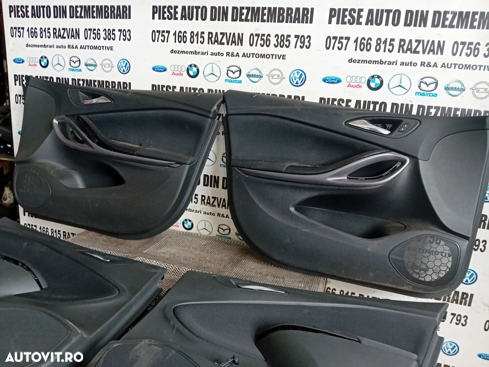 Set Panou Tapiterie Fata Usa Interioara Opel Astra K 2015-2019 Volan Stanga - 4