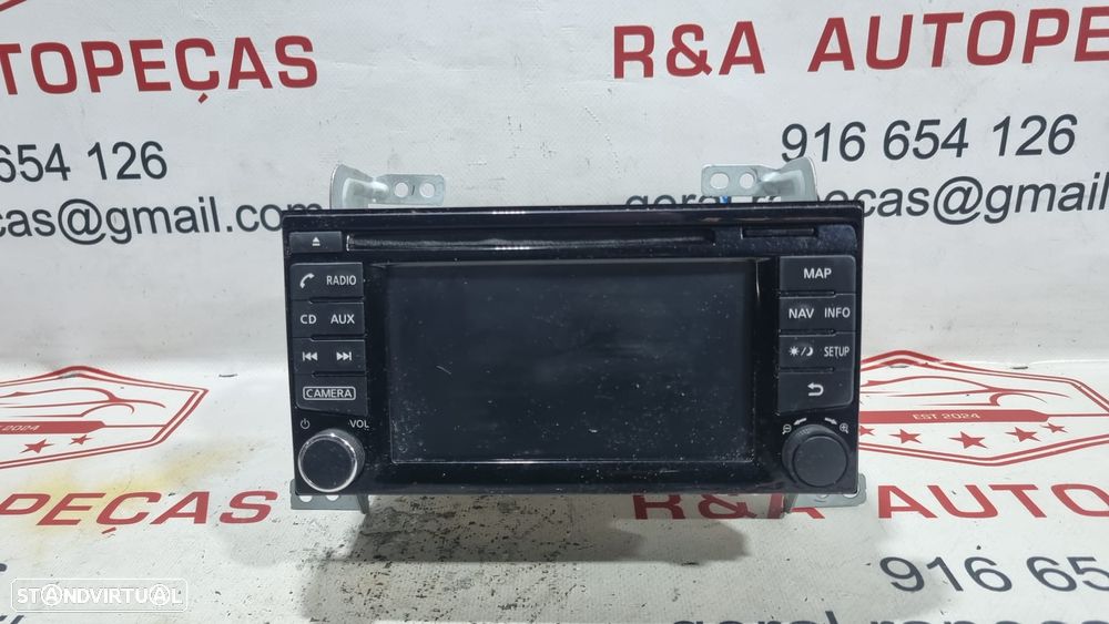 Auto Rádio Display Ecrã Comando Nissan Juke F15 7612033119 Original - 1