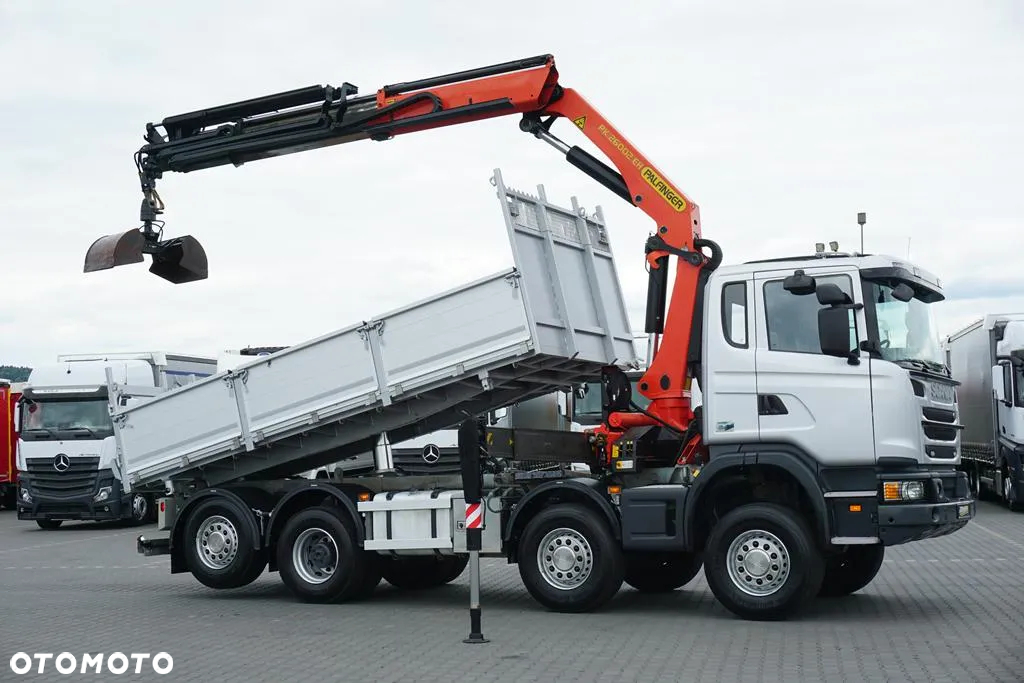 Scania G 400 / E 5 / 8 X 4 / 4 x 4 / WYWROTKA + HDS / TRIDEM / PALFINGER PK 26002 / MANUAL - 4