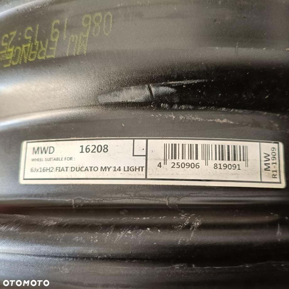 Felgi 5x118 16 Fiat Ducato Jumper Boxer Camper 4szt (F8833) - 7