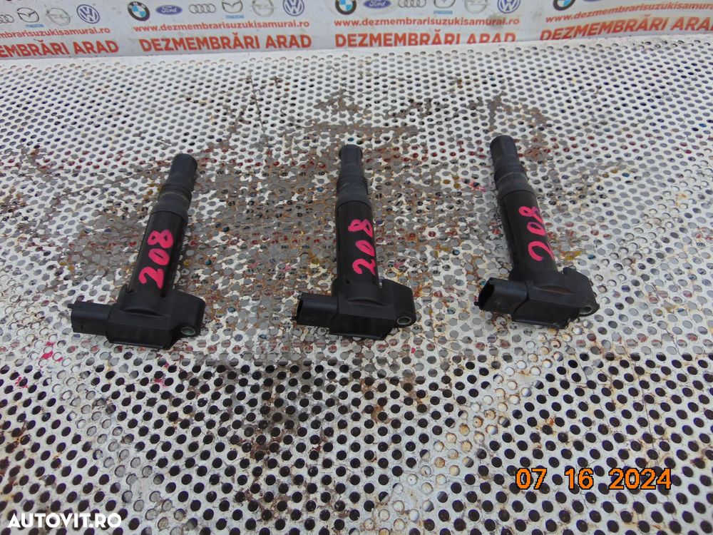 Bobina inductie Peugeot 1.2 208 2008 308 3008 opel corsa f citroen c3 cod 9671214580 - 2