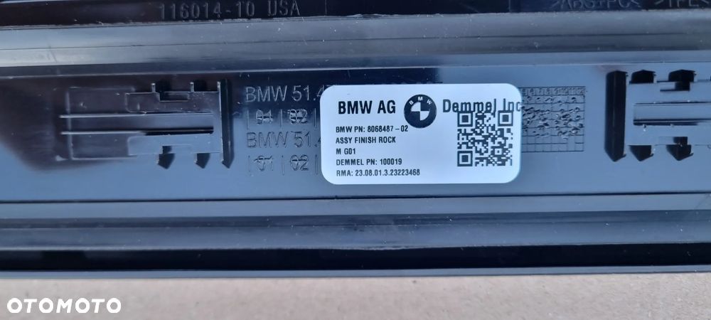 BMW X3 G01 M-PAKIET 2017- Listwy na progi komplet - 4