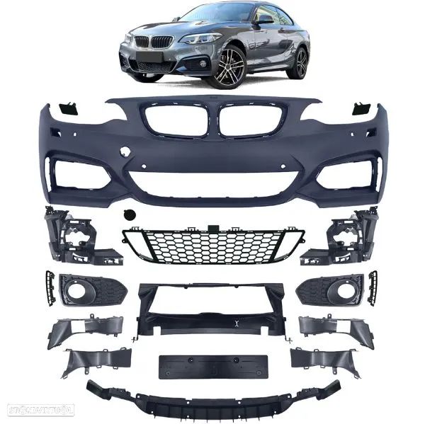 Para-choques Bmw Série 2 F22 F23 (2014 a 2018) Pack M - 1