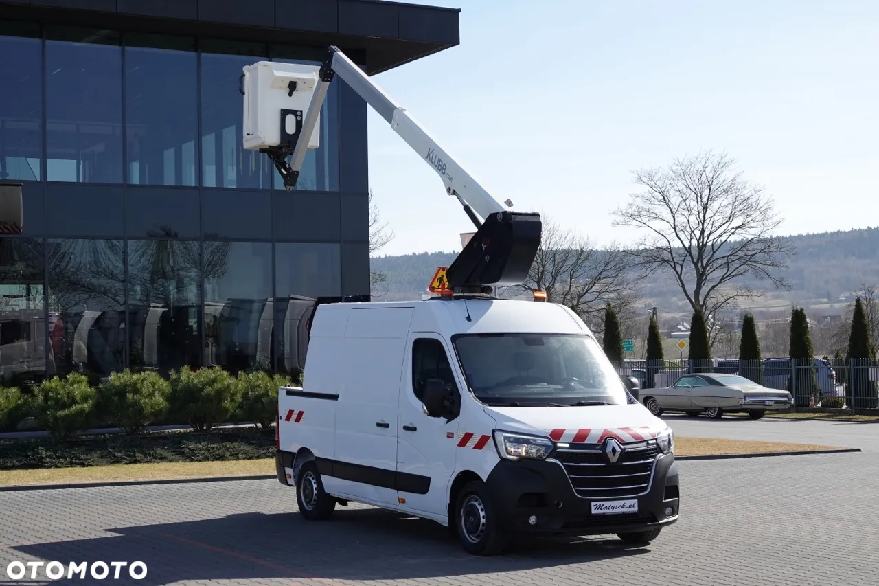 Renault MASTER / PODNOŚNIK KOSZOWY - 10 metrów / 2021 ROK / BLASZAK + WZWYŻKA / PO KONTRAKCIE SERWISOWYM / - 3