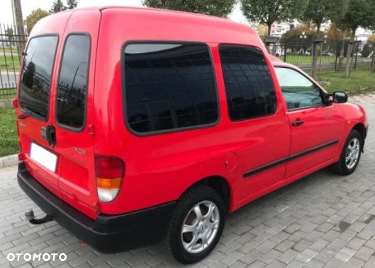 HAK HOLOWNICZY DO SAMOCHODU SEAT INCA VOLKSWAGEN VW CADDY 2 II  + WIĄZKA + GNIAZDO 7PIN/13 - 6