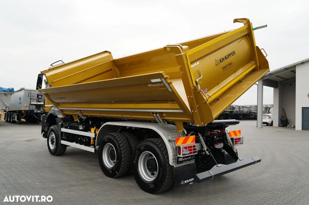 MAN TGS 33.480 / 6X6 / BASCULATOR 3 LATE / BORDMATIC / HYDROBRA / KH KIPPER / AUTOMAT / NOU / DISPONIBIL IMEDIAT / - 8